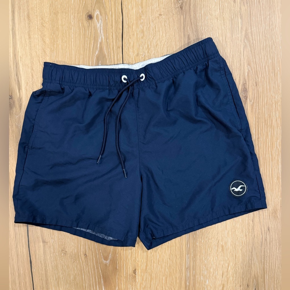 Hollister Dark Blue Swim Trunks